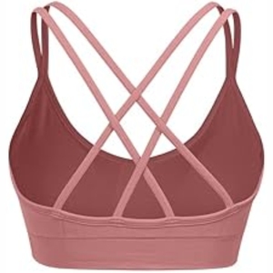Suministro de fábrica Sujetador deportivo ligero y cómodo para mujer Diseño personalizado Sujetador de compresión de Yoga de talla grande Posición del logotipo frontal - Product Image 3
