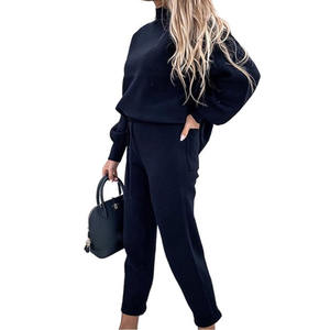 Vente en gros de survêtements pour femmes 100% coton personnalisés, survêtements de haute qualité pour femmes, logo personnalisé en quantité, survêtement OEM pour filles tendance - Product Image 3