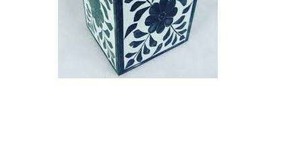 Boîte à mouchoirs en bois de luxe avec incrustation d'os, support décoratif fait à la main pour intérieurs de maison, de bureau et d'hôtel - Product Image 5