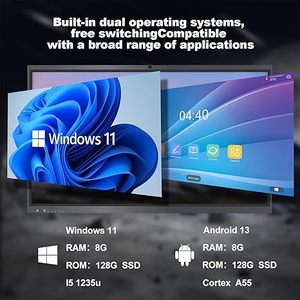Độ nhạy cao New bảng thông minh, 65 "bảng thông minh cho lớp học văn phòng nhà, 4K UHD màn hình cảm ứng mở hệ thống kép bảng thông minh - Product Image 3