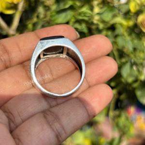 Anillos de Ónice Negro Chapados en Plata de Ley 925 al por Mayor, Joyería Hecha a Mano, Última Moda en Piedras Preciosas Naturales - Product Image 3