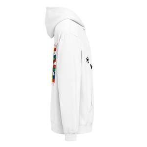 Sweat à capuche premium pour homme, coloris Courage Flight, tailles XS XXS, anti-plis, avec fermeture éclair, motif uni, impression par sublimation - Product Image 4