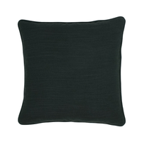 Ensemble de coussins décoratifs de qualité supérieure, personnalisés avec un logo imprimé, motif de feuilles, 100% coton biologique, pour la maison, l'hôtel, le Nouvel An