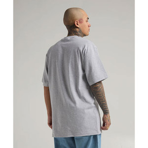 100% coton nouveau été hommes t-shirt solide surdimensionné demi à manches courtes décontracté coton Streetwear haut hommes T-shirts - Product Image 2