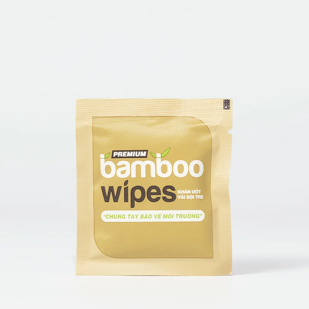 ECO BAMBOO WIPES 1 SHEET High Quality From Vietnam