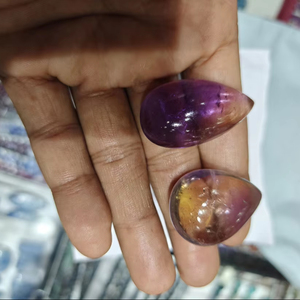 Impressionnant lâche lisse Agate pierre précieuse 15X30mm poire forme IGI certifié or Rose plaqué laiton fête des mères mode bijoux anneaux - Product Image 1