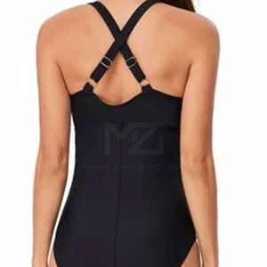 Maillot de bain une pièce pour femmes, maillot de bain sexy pour femmes, maillot de bain de couleur unie pour femmes - Product Image 6