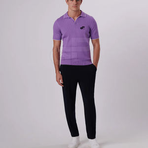 Camisa Moderna con Cuello Johnny para Uso Diario, con Corte Entallado, Material Ligero y Diseño Moderno - Product Image 5