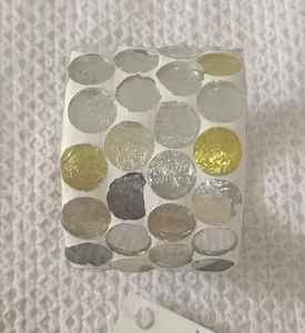 Rond de serviette en résine taillée en diamant rouge jaune couleurs pour la table stocké pour la maison Restaurant Hôtel Rond de serviette pour la fête - Product Image 2