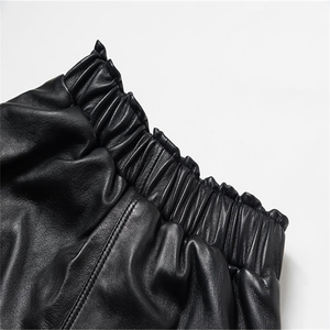 Custom Leather <b>Skirt</b> for Women Custom Mature Woman Leather Mini <b>Skirt</b> Short Custom Women Leather Short CustomMade Women Shorts - Product Image 5