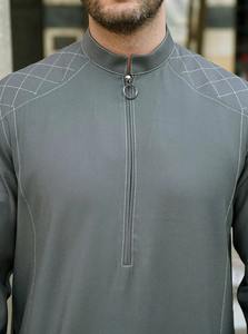 ชุดคลุมสำหรับผู้ชายมุสลิมอาหรับดูไบเสื้อคลุมปักลายคอตั้งสไตล์ตะวันออกกลาง - Product Image 6