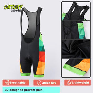 CATCHY GEARS Cuissardes de cyclisme unisexes personnalisées en Spandex/Polyester, respirantes, à séchage rapide et anti-humidité - Product Image 5