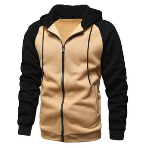 Sweat-shirts à capuche pour hommes de qualité supérieure, tricotés, écologiques, respirants, imperméables, coupe-vent, en polaire, logo personnalisé, streetwear - Product Image 1