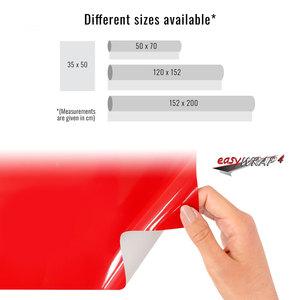Pellicola Adesiva Rossa per Auto Corsa 120 x 152 cm, Protezione UV, Anti-Graffio, in PET/PVC, per Decorazione e Protezione della Carrozzeria - Product Image 3