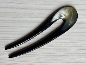 คลิปหนีบผมควายฮอร์นสำหรับแต่งผมทำมือทำจากธรรมชาติอุปกรณ์เสริมทรงผม - Product Image 4