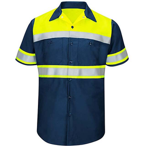 เสื้อโปโลนิรภัย ดีไซน์คลาสสิก สำหรับงานในสถานที่ทำงาน ระบายอากาศได้ดี กันน้ำ มองเห็นได้ชัดเจน ผลิตจากโพลีเอสเตอร์ แห้งเร็ว ป้องกันแบคทีเรีย - Product Image 1