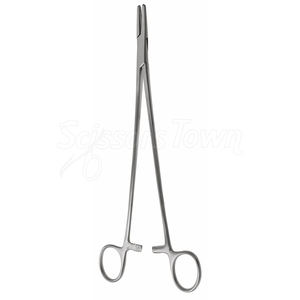 Porte-aiguille Masson Instrument dentaire médical chirurgical en acier inoxydable dentelé à mâchoire de bouledogue de 10 pouces - Product Image 1