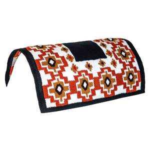 Couverture de selle western en laine de qualité pour chevaux avec logo personnalisé tapis d'équitation respirant fait à la main ranch tack cowboy soft trail - Product Image 4