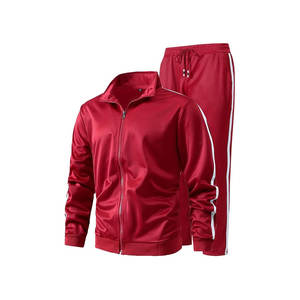 OEM al por mayor tendencia 2024 hombres conjuntos algodón poliéster Patchwork chándal personalizado Streetwear chándales para hombres - Product Image 5