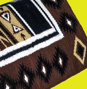 Ventes exceptionnelles ASHMIRA EQUESTRIAN Tapis de selle en laine de Nouvelle-Zélande multicolores style western avec couverture en vison, tailles personnalisées extrêmes - Product Image 3