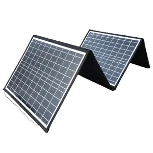 Portable Foldable Etfe 100w Mono Half Cell Photovoltaic 19.8V 5A 100W sunpower portable folding solar panel