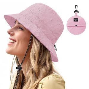 Customized Foldable Denim Outdoor Waterproof Fishing <b>Hat</b> Bows Thin Model Quick-drying Sun <b>Hat</b> Outdoor Mountaineering Party <b>Hat</b> - Product Image 1