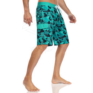 Short de plage imperméable à séchage rapide pour hommes, 100% coton, motif uni, décontracté, vêtements de plongée, non tissé - Product Image 2
