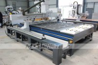 Máquina CNC de Anidamiento 3D 2130 con ATC, Router CNC para Trabajar la Madera, Descarga Automática para Fabricación de Muebles
