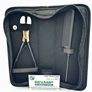 Kit de pinces d'extension de cheveux Micro Link de haute qualité ruban de presse en acier inoxydable durable de marque privée au peigne pour cheveux humains - Product Image 5