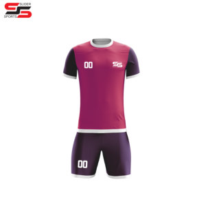 Uniforme de football personnalisé Logo personnalisé col rond antibactérien respirant à manches courtes vêtements d'entraînement de haute qualité 100% football - Product Image 5