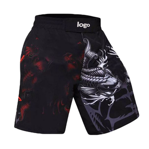 Pantalones cortos de compresión MMA con impresión por sublimación personalizada al por mayor, pantalones cortos MMA Muay Thai de alta calidad, servicio OEM - Product Image 2
