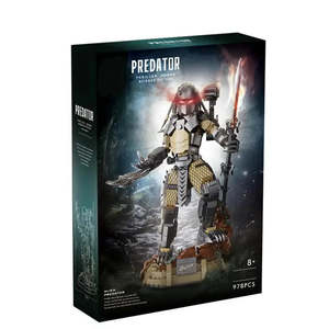 For Lego Moc Predator Alien <b>Block</b> <b>Set</b> 1:6 Scale Plastic <b>Building</b> Kit - Product Image 5
