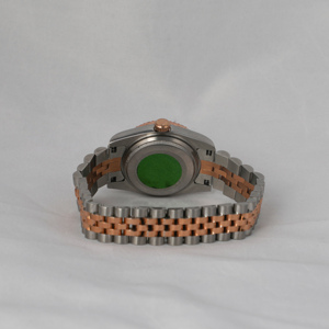 Reloj de pulsera Unisex de lujo Busto Mop Gery Dial Hip Hop Original personalizado solo bisel Iced Moissanite Diamond banda de acero inoxidable - Product Image 4