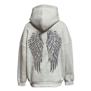 Sudaderas con Pedrería para Mujer, Elegantes y Modernas, de Corte Holgado, Hechas a Medida, para un Estilo Urbano Diario - Product Image 5
