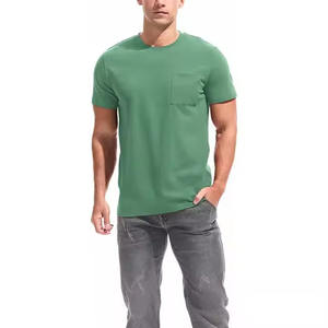 T-shirt surdimensionné en coton avec lettres graphiques OEM sérigraphie col en O Tee Sweatshirt Summer Men Shirt Unisex T-shirt ringer - Product Image 2