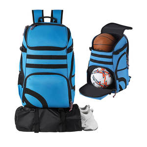 Sac à dos de football personnalisé, sac à dos de sport avec compartiment pour ballon - Sac de sport pour tous les sports, gymnase pour basketball, football, volley-ball - Product Image 3