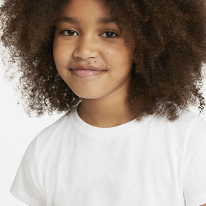 Venta caliente al por mayor logotipo personalizado verano Casual algodón cuello redondo Camiseta Crop Top niños niñas camiseta - Product Image 3