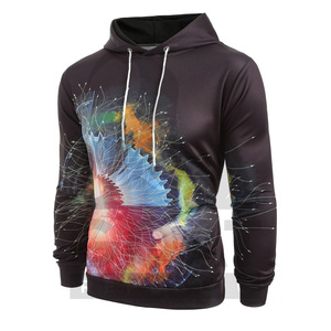 Sweat à capuche graphique oversize tendance pour l'hiver, style streetwear, avec poche, impression personnalisée, 100% coton molletonné, respirant, pour hommes et femmes - Product Image 1