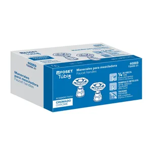 Set di 2 miscelatore maniglie e volante cromato per rubinetto cucina accessori in scatola con 1 unità Tubig prodotto - Product Image 4