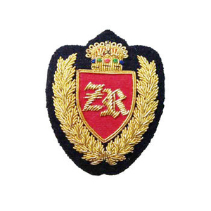 Badges en tissu rectangulaires personnalisés à coudre, brodés à la main avec fil de bullion, taille de 2,5 cm à 9 cm, avec logo de marque personnalisé - Product Image 4