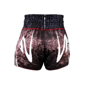 Shorts de Muay Thai personnalisés de haute qualité en polyester et nylon, vêtements de sport d'entraînement de kickboxing avec broderie, vêtements d'arts martiaux - Product Image 6