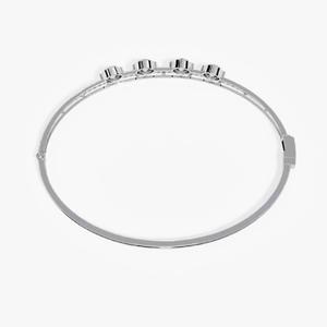 Pulsera DE TENIS Diamante clásico Moissanite 14K Oro delicado Diamante Joyería DE BODA Regalo perfecto - Product Image 2