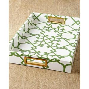ถาดเสิร์ฟอาหารไม้แท้สไตล์คลาสสิกถาดเก็บของในห้องครัว - Product Image 4
