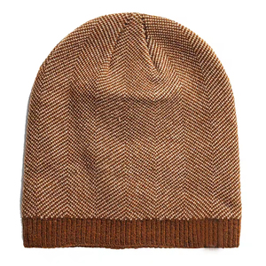 Gorro de punto de invierno personalizado, gorro acrílico Unisex personalizado para hombre, Otoño Invierno 100%, gorro de punto cálido de lana de oveja - Product Image 1