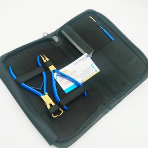 Stainless <b>Steel</b> Hair Extension Pliers Micro Ring <b>Silicone</b> Beads Removal Opener Tool - Product Image 1