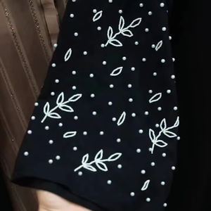 Mujer elegante modesto bordado a mano Abayas Formal estilo Dubai vestidos mangas caras transpirable tradicional musulmán - Product Image 1