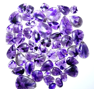 อเมทิสต์ธรรมชาติอัญมณีหลวมขายส่งอเมทิสต์ธรรมชาติอัญมณี Cabochon อัญมณีที่สวยงามสําหรับการทําเครื่องประดับ - Product Image 4