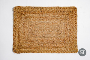 Braided <b>Jute</b> <b>Placemat</b> 40 x 40 cm Eco Friendly Tableware Dining Mat for Wholesale Home Decor Export Bulk - Product Image 2