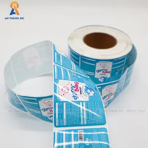 Étiquettes d'emballage autocollants pharmaceutiques bleu Stervy Baby nano solution de pulvérisation nasale OEM/ODM manufacture du Vietnam