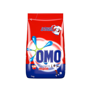 Detergente en Polvo OMO Económico y de Calidad, Ecológico, Abrillantador e Hidratante para Ropa, 1 kg, Fragancia Natural, Alto Contenido de DE - Product Image 3